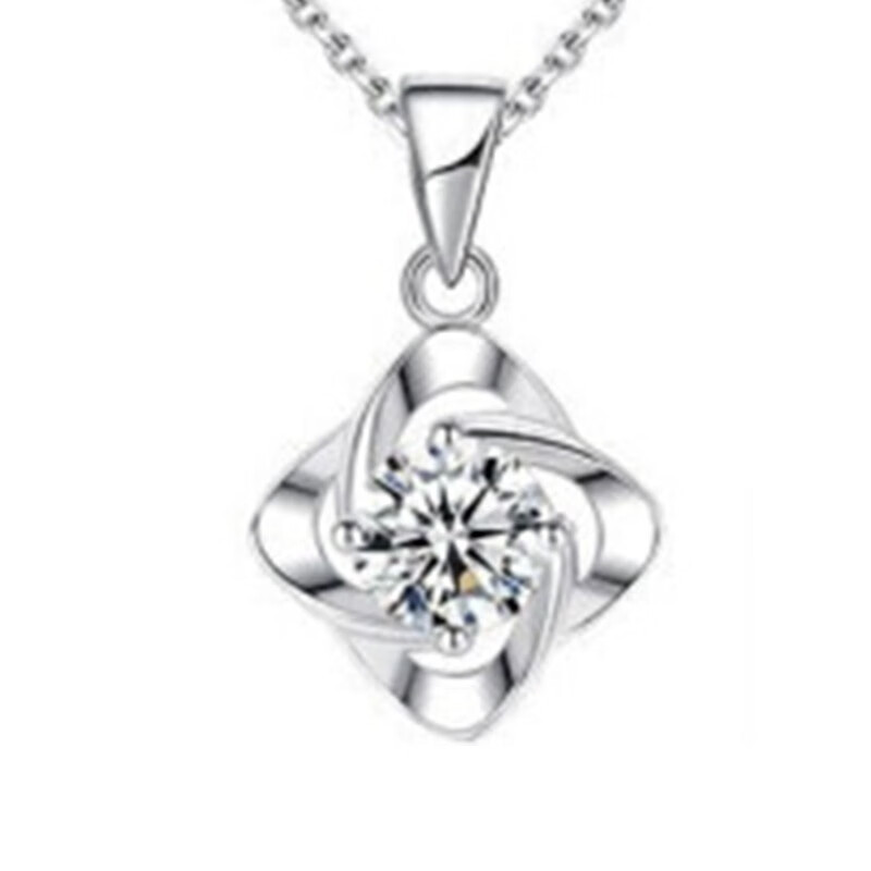 卡丝拉狄 优雅白四叶草 项链