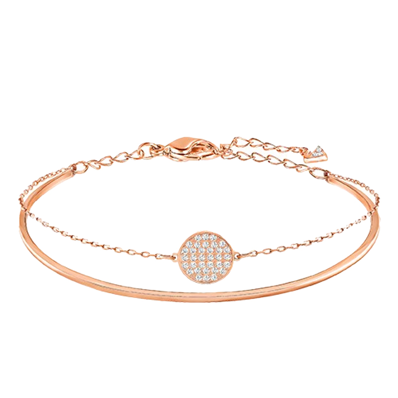 施华洛世奇百搭镀玫瑰金手链