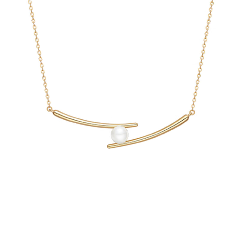 何方珠宝 925纯银优雅项链