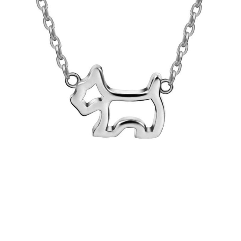 AGATHA 小狗经典项链