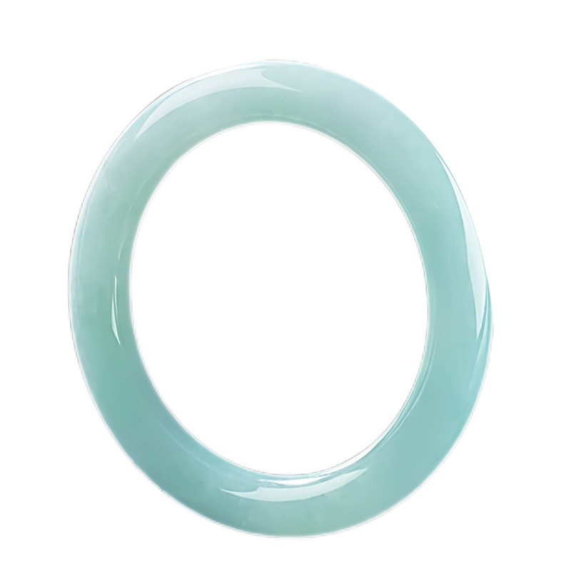 碧玉尊 圆条 翡翠手镯