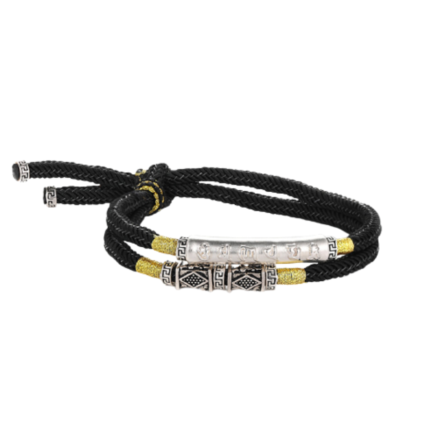 缔晶 纯银 复古花纹手链