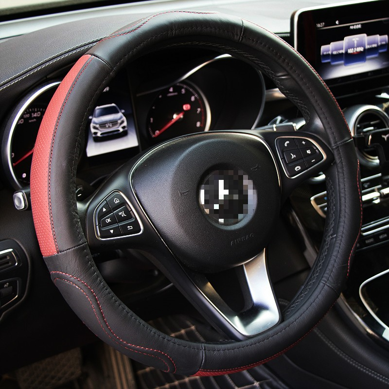 宜嘉源 黑色红线四季方向盘套