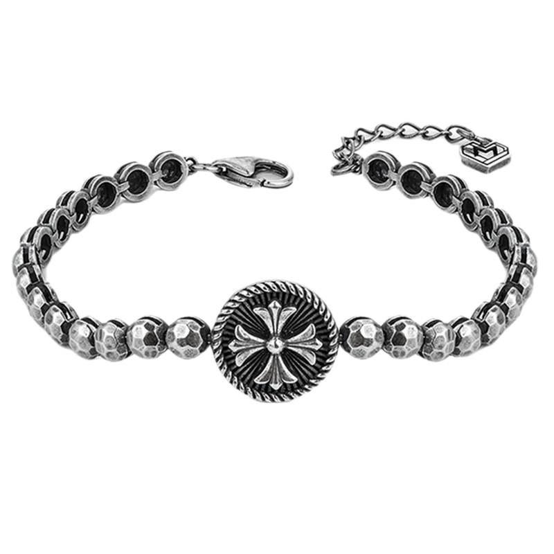 周大福 中性复古风手链