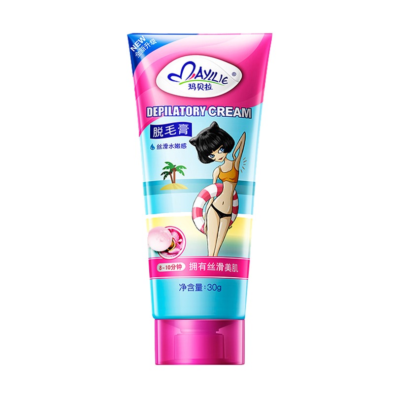 玛贝拉温和安全脱毛膏