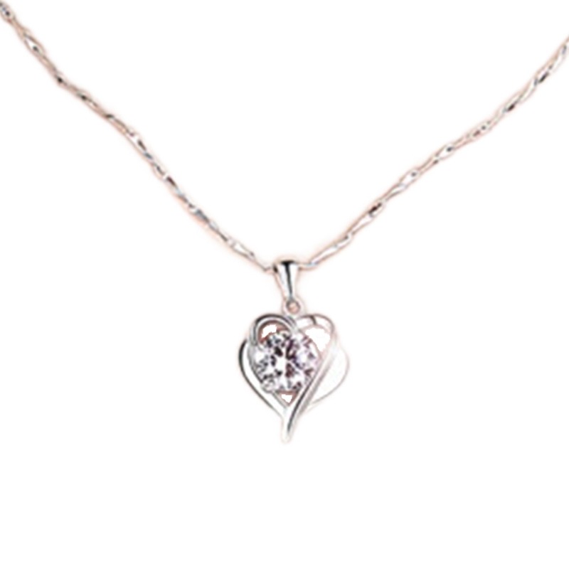 恋晴 心形吊坠 项链