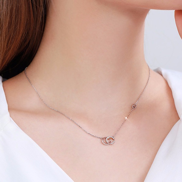 T400 双c925银项链