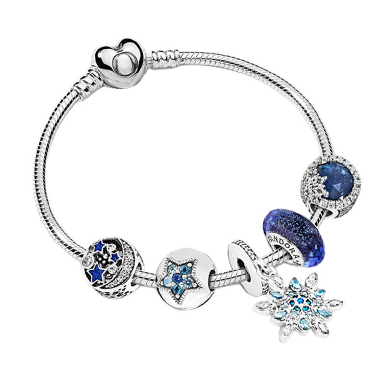 潘多拉 雪花锆石手链