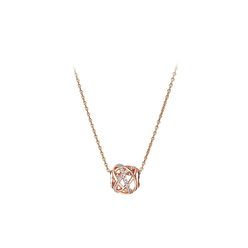 潘多拉 密镶锁骨链