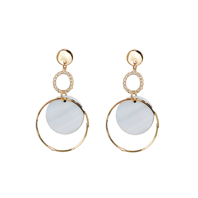 伊黛儿 贝壳 耳饰