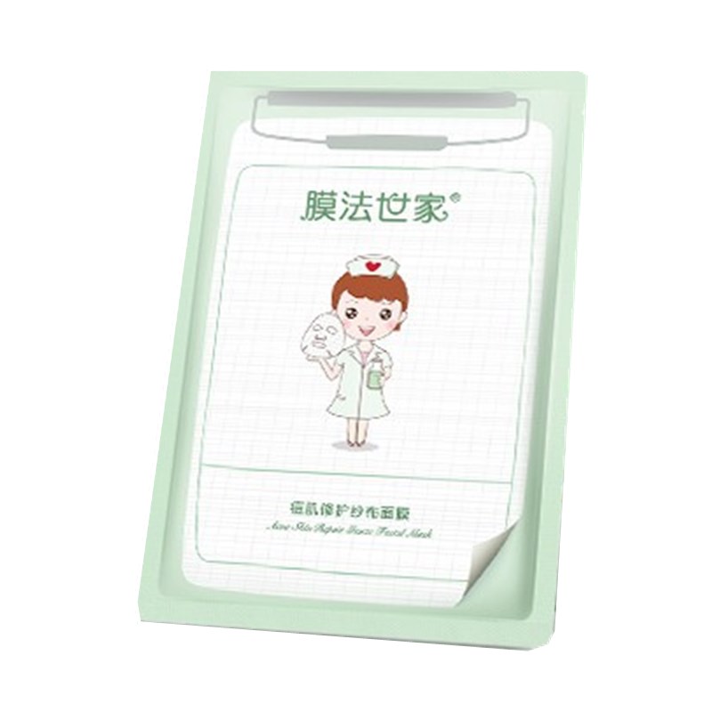 膜法世家 痘肌修护纱布面膜