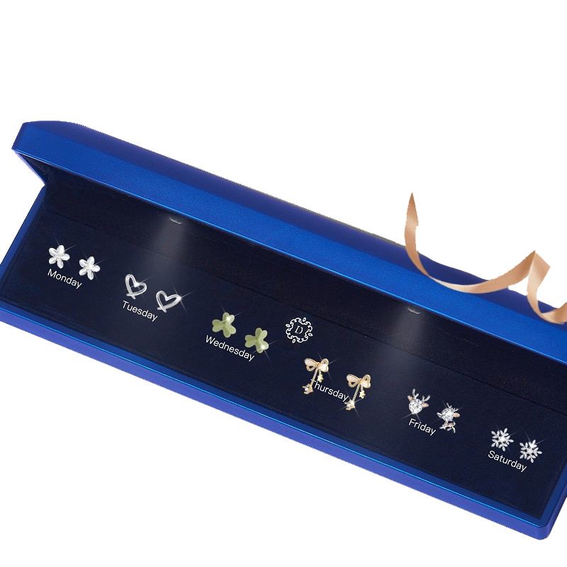 缔晶 六对装耳钉