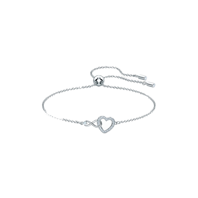 施华洛世奇 白色镀金手链