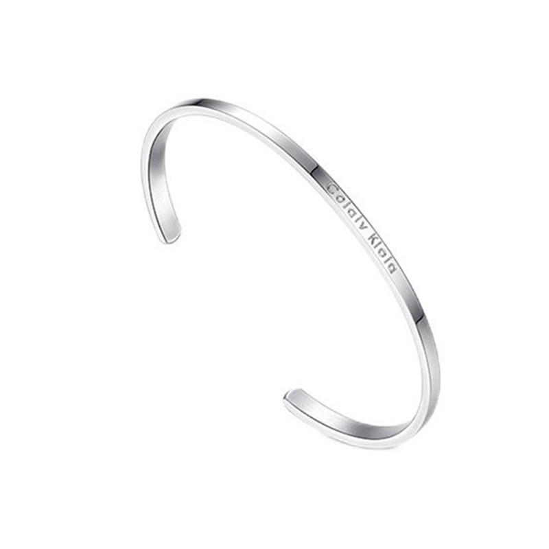 CK 简约钛钢 手环