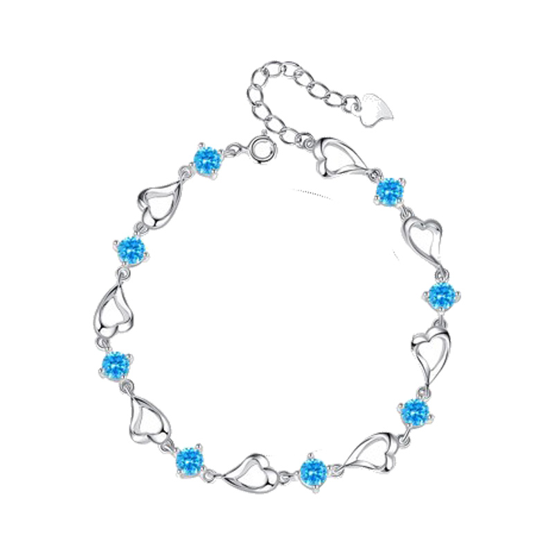 银千惠999纯银简约手链