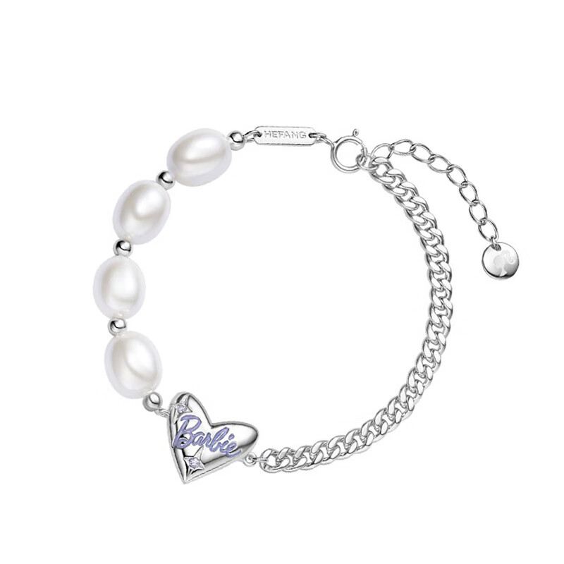 何方珠宝 芭比爱心手链