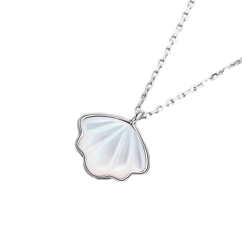 缔晶 925银贝壳项链