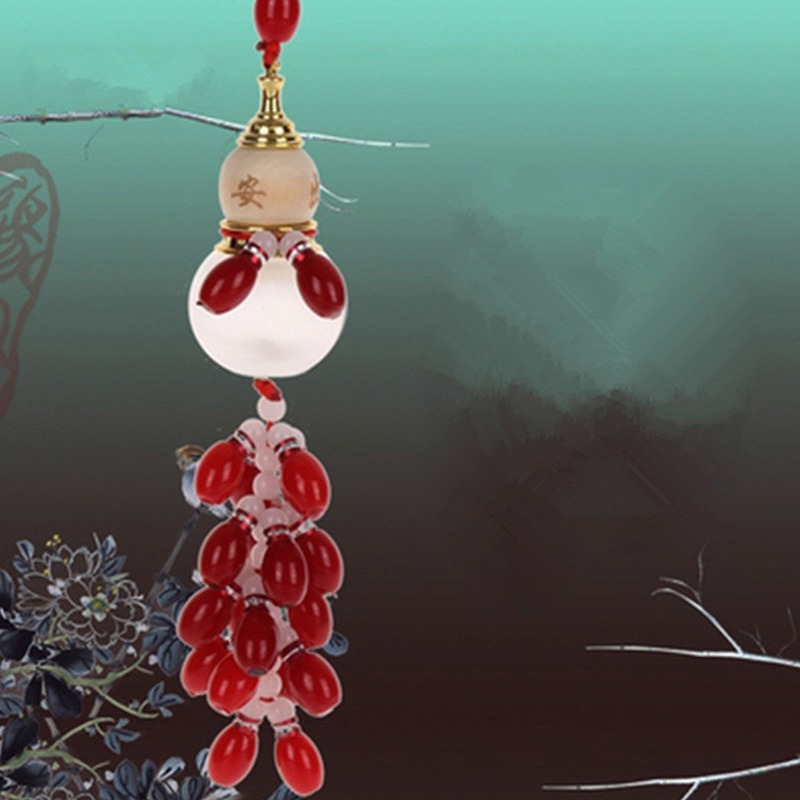 其他 天然桃木材汽车挂件