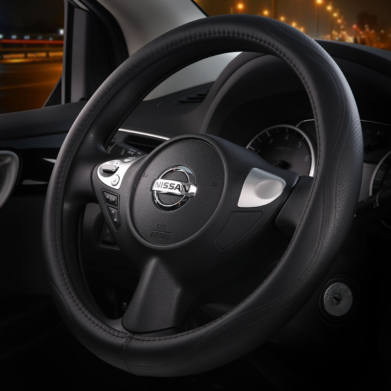 卓森 真皮东风日产方向盘套