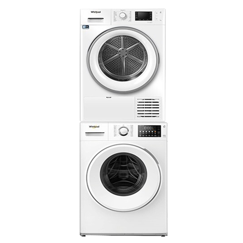 惠而浦进口热泵式烘干洗烘套装