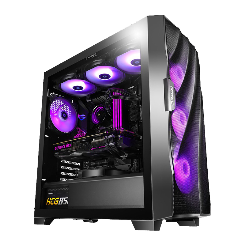 安钛克 中塔钢化玻璃 机箱