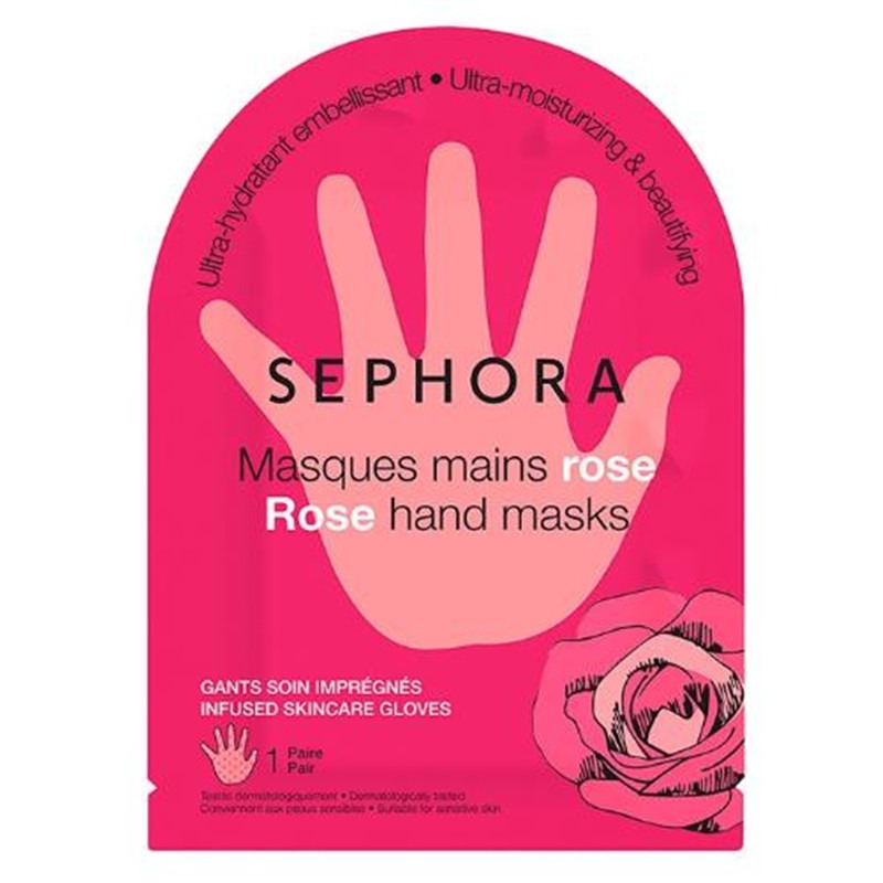 丝芙兰玫瑰润肤保湿手膜