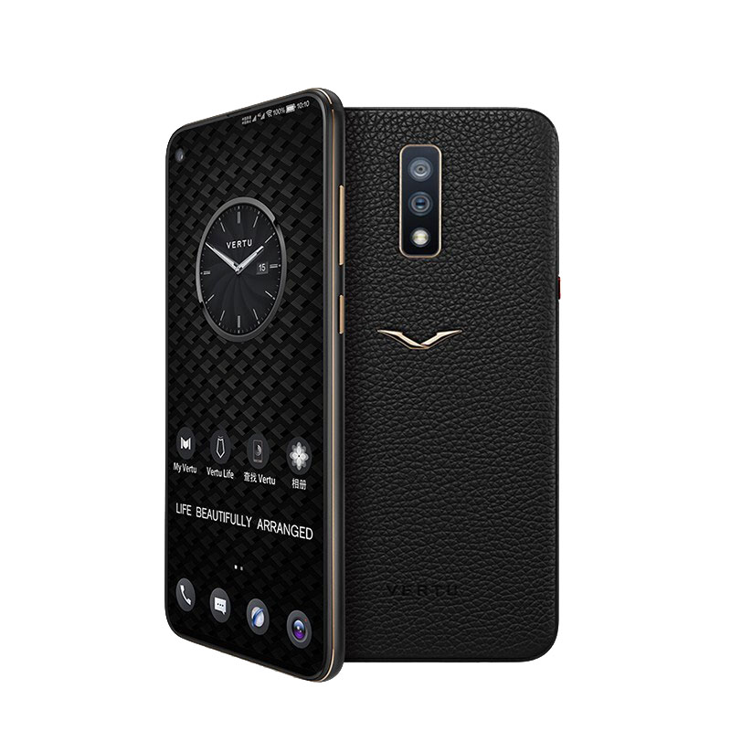 VERTU 曜夜黑小牛皮手机