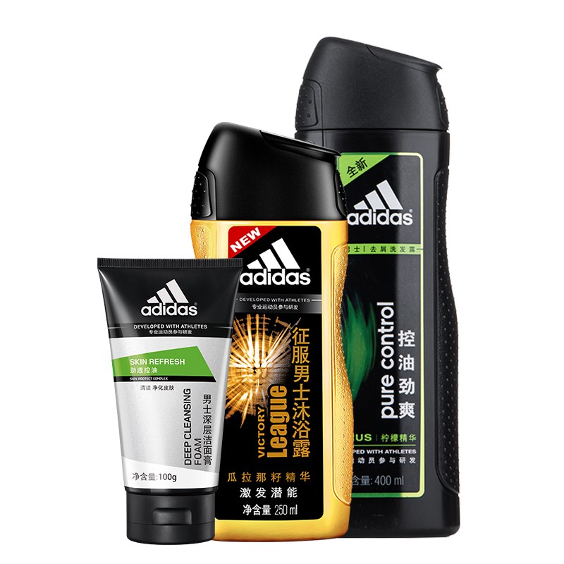 阿迪达斯 清爽去屑控油沐浴露