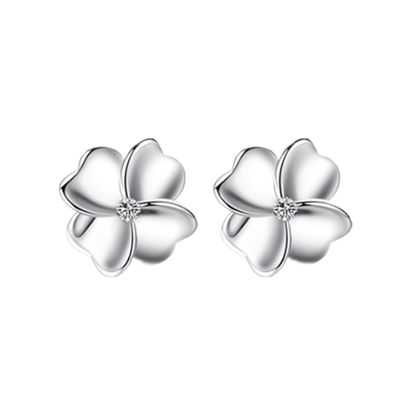 唯一时尚经典简约银饰耳环