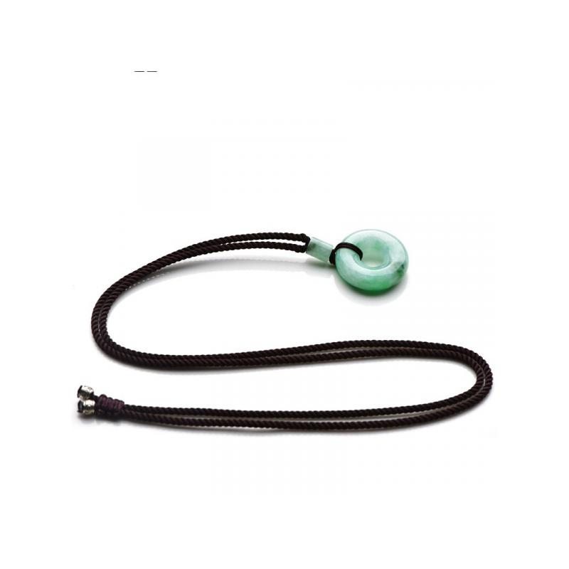 可玉可求 冰底紫罗兰翡翠吊坠