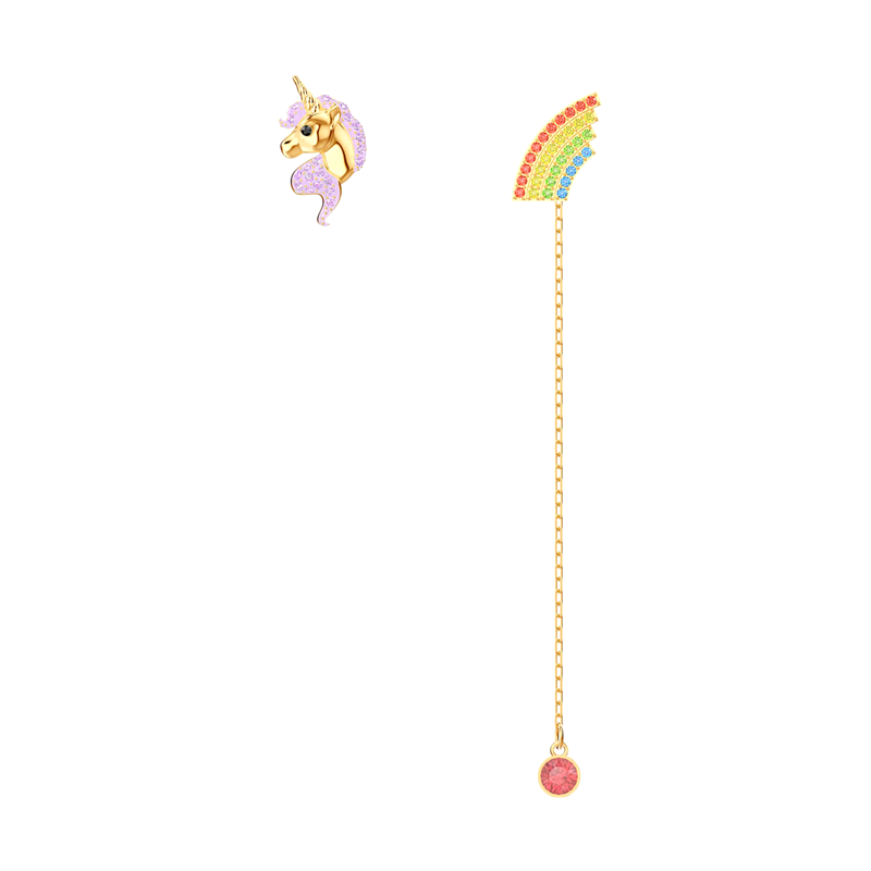 施华洛世奇 独角兽彩虹耳饰