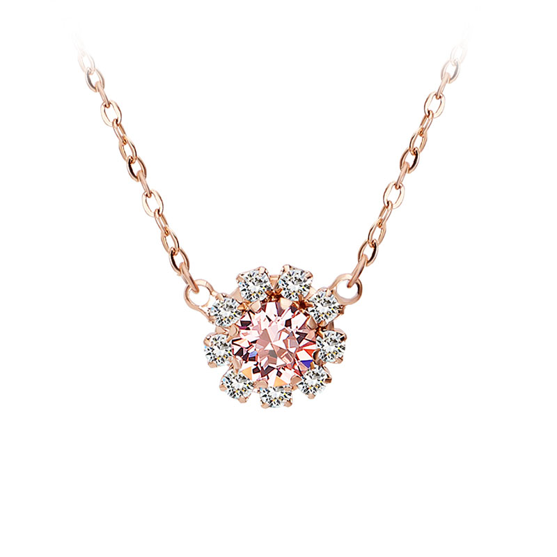 玛汀薇思 梦露花圆形项链