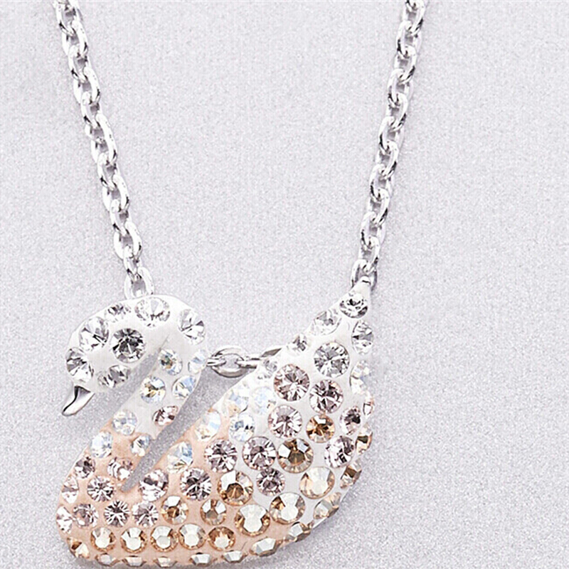 施华洛世奇 渐变小天鹅项链