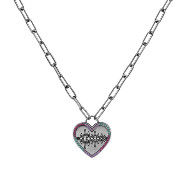 APM神秘黑灰心跳项链