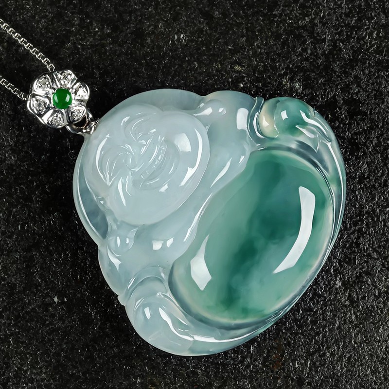 碧玉尊 玉佛 翡翠吊坠