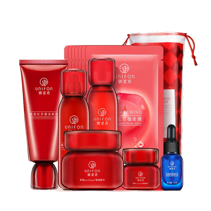 御泥坊 晶亮红石榴护肤套装