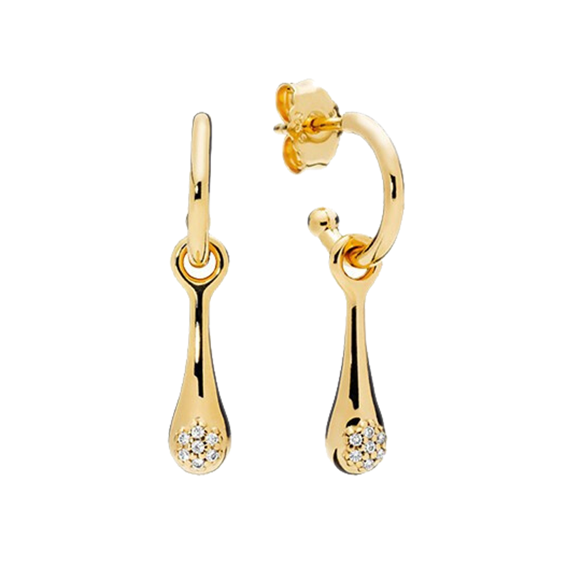 潘多拉 时尚水滴形耳饰