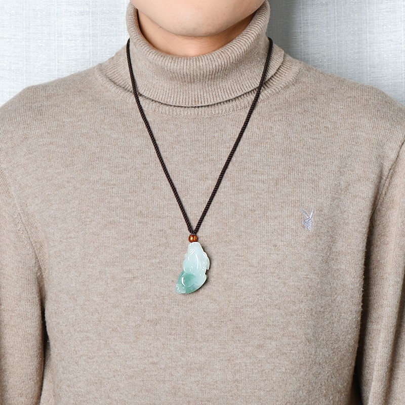 千载一玉 冰种貔貅吊坠翡翠