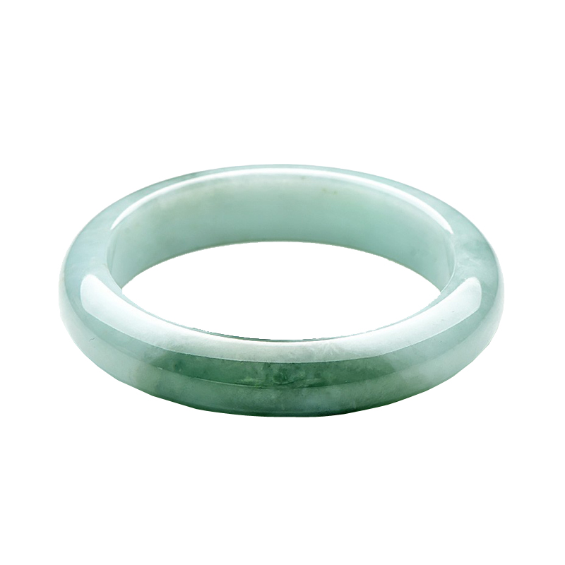 可玉可求 水头足翡翠手镯