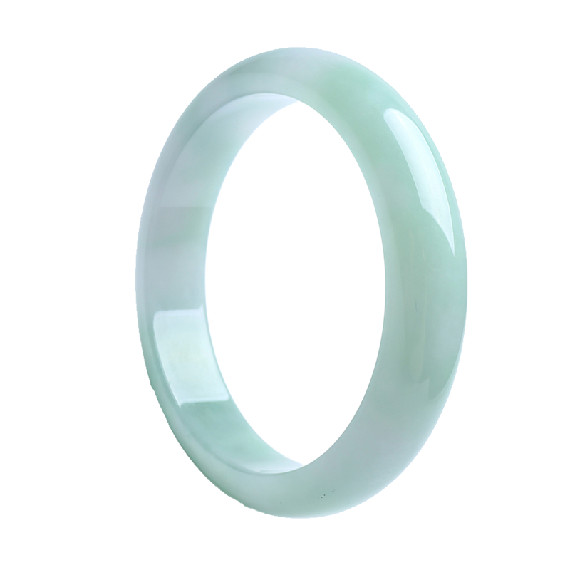 印象眸 宽边飘绿 翡翠玉手镯