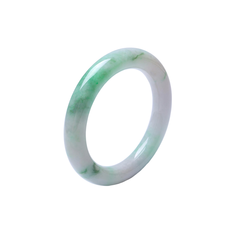 印象眸 飘花翡翠 手镯