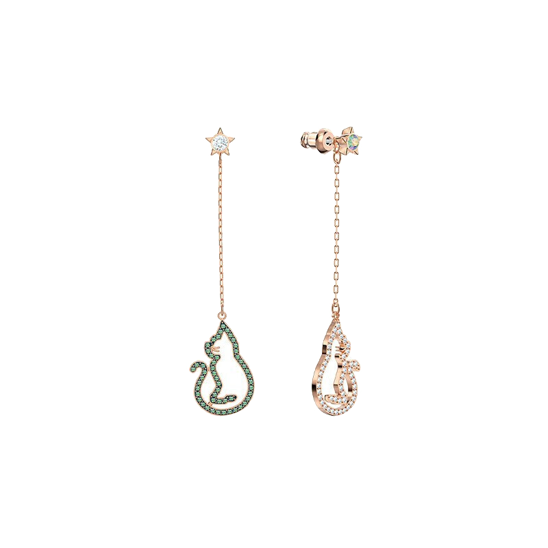 施华洛世奇 喵星人耳饰