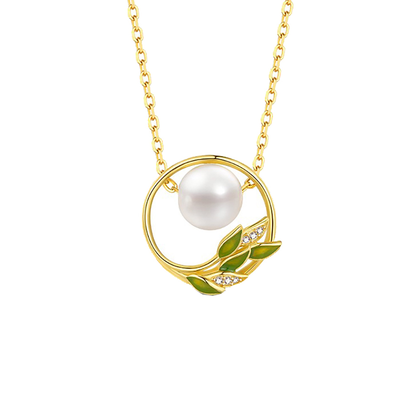 T400 橄榄枝冷淡风项链