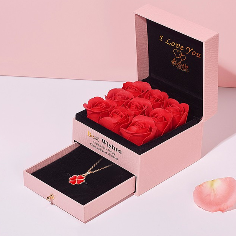 I&U 999足银四叶草项链