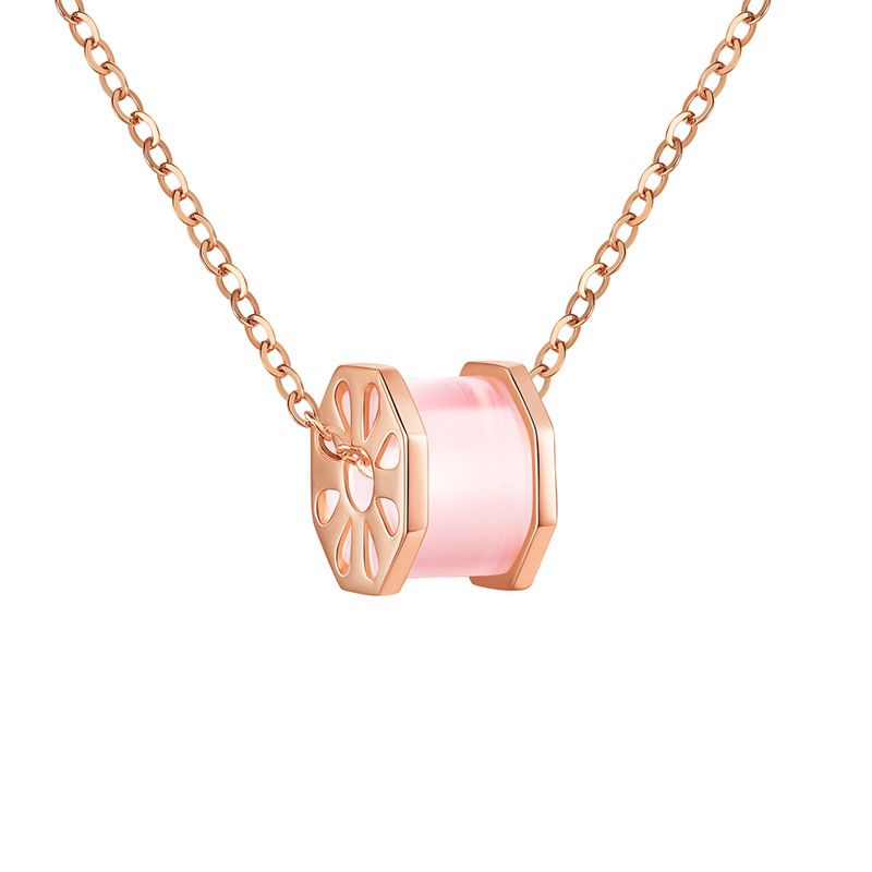 卡佩洛 芙蓉石石柱型项链