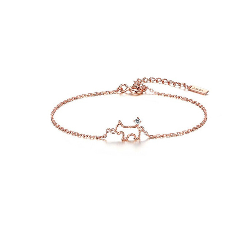 AGATHA 镂空小狗时尚手链