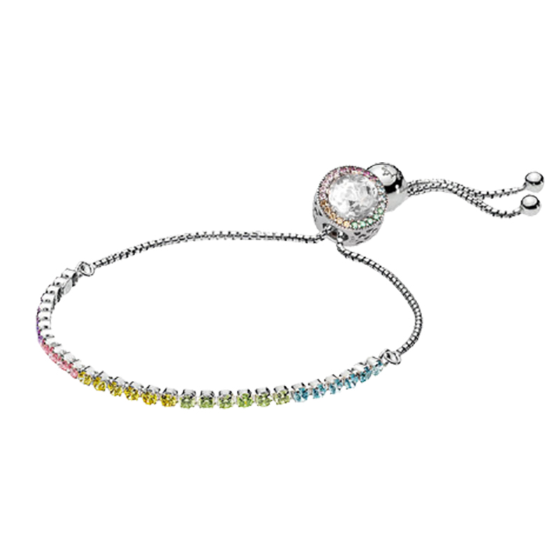 潘多拉 彩色炫丽闪亮手链