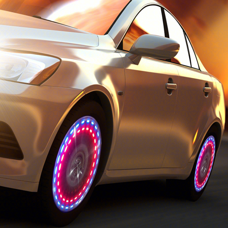 金城堡 汽车轮胎灯