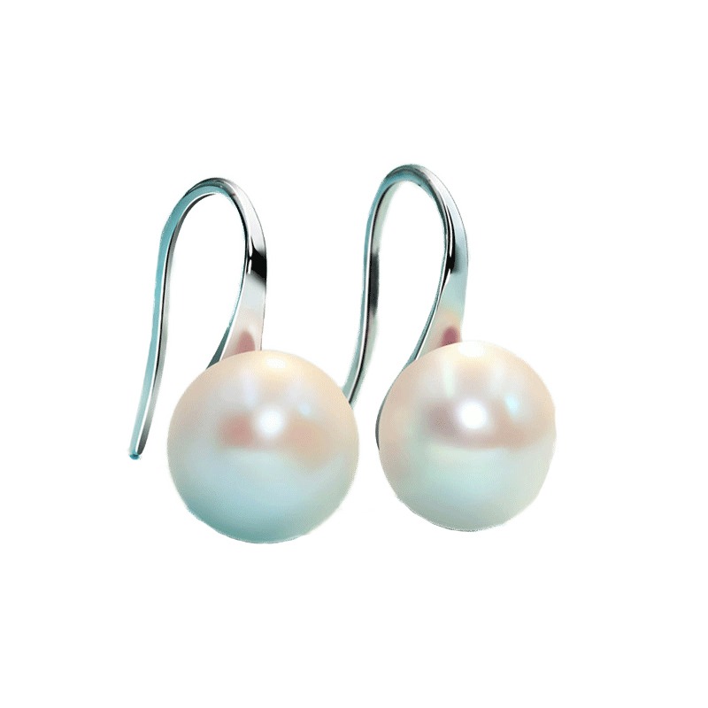 伊黛儿简约淡水珍珠耳环