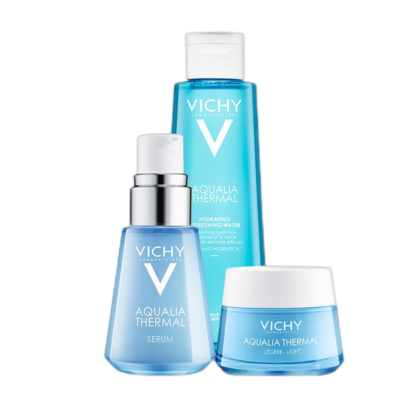 薇姿 温泉矿物补水保湿护肤套装